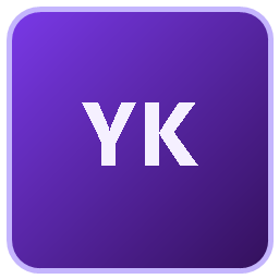 YKMacro’s purple YK logo